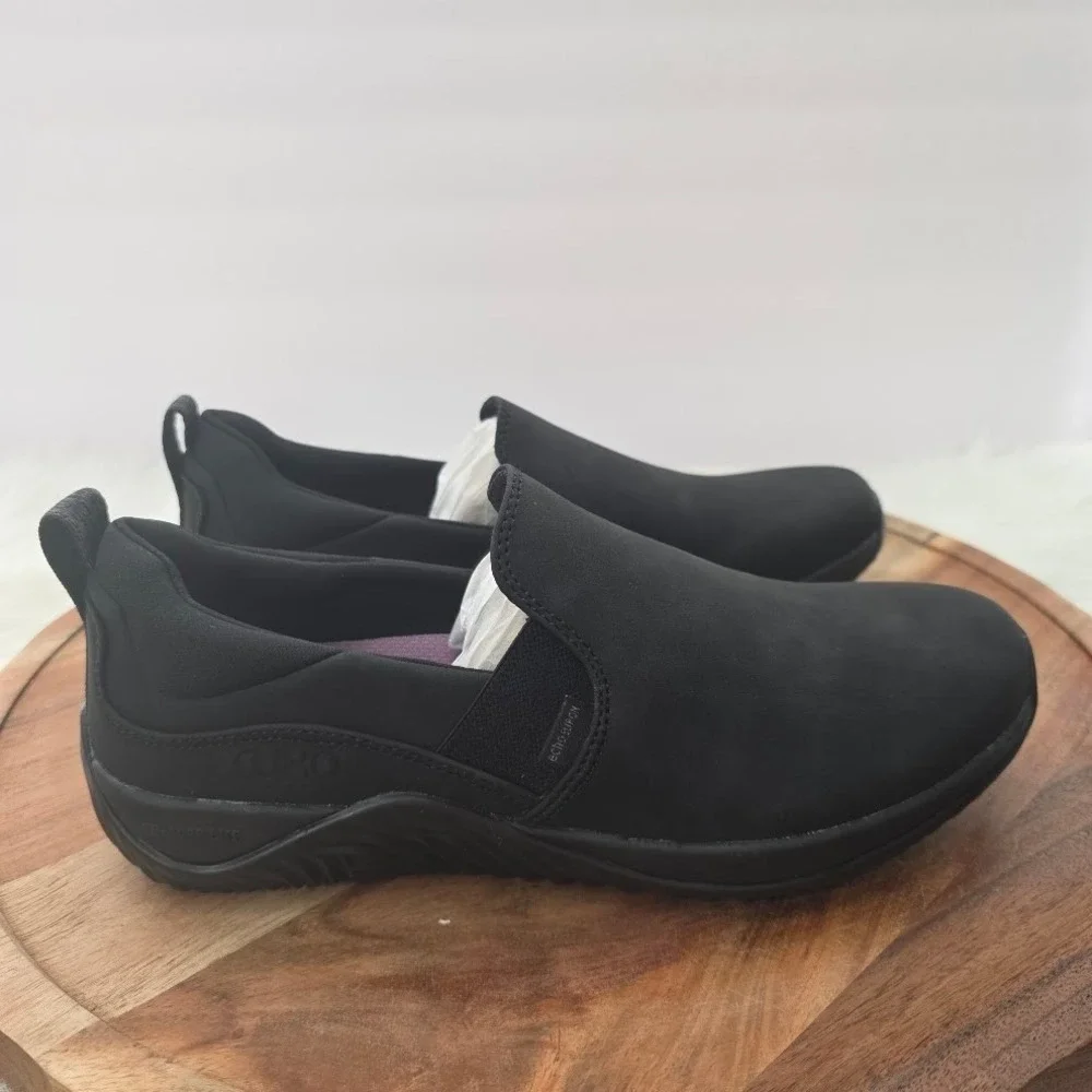 Ryka Echo Slip On‎ Black Casual Walking Shoes Womens 7.5 M RE-ZORB LITE Sneakers